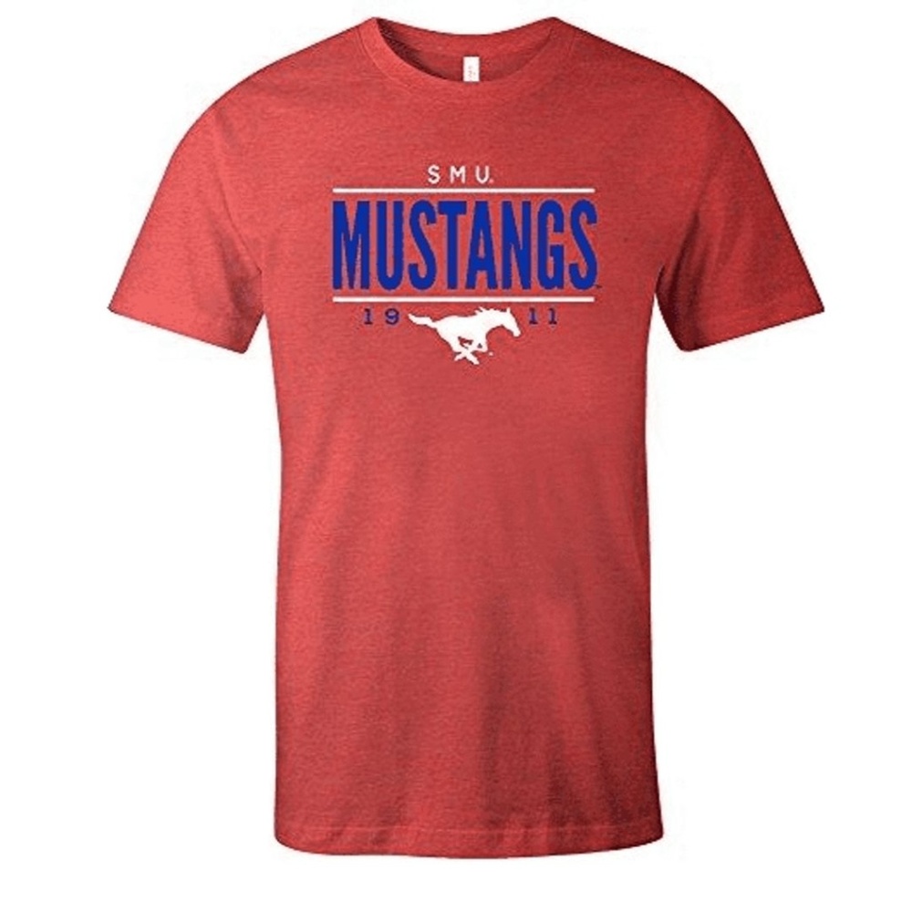 NCAA Smu Mustangs Tradition Tri-Blend T-shirt